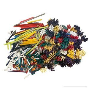 KNEX Rods & Connectors Random Mixed K'nex Replacement Parts Pieces Lot 1 lb 5 oz